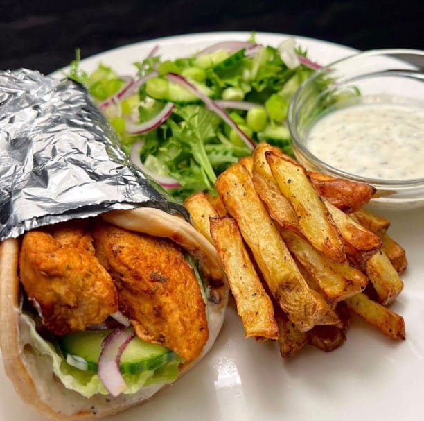 Broodje Gyros met Tzatziki @millies_healthykitchen